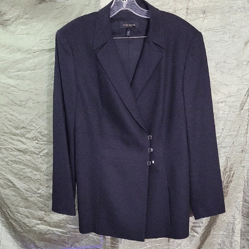 Escada Black Women's Blazer, size 44.